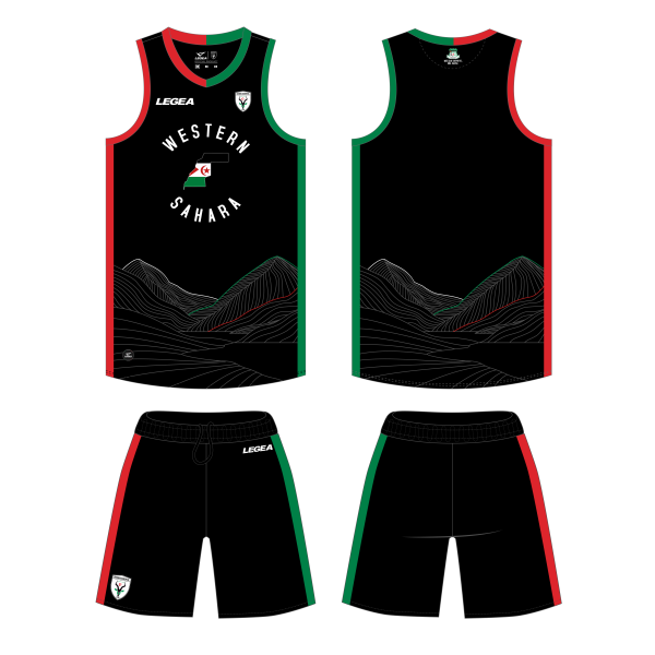 Kit Negro Baloncesto Saharaui
