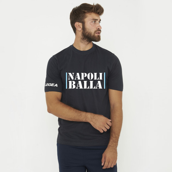 T-Shirt Napoli Balla - blu