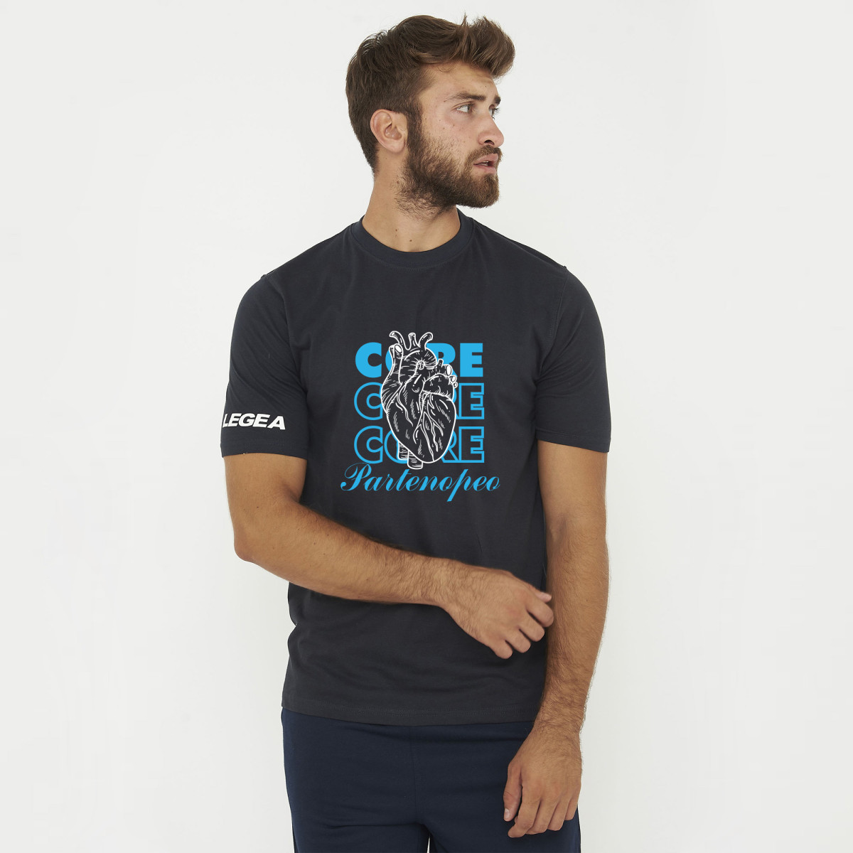 T-Shirt Core Partenopeo - blu