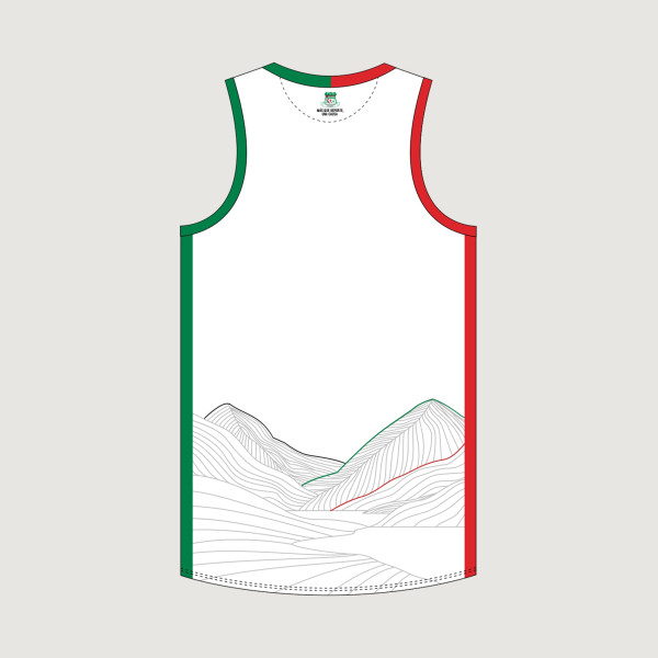 Camiseta sin mangas Baloncesto Saharaui - blanco