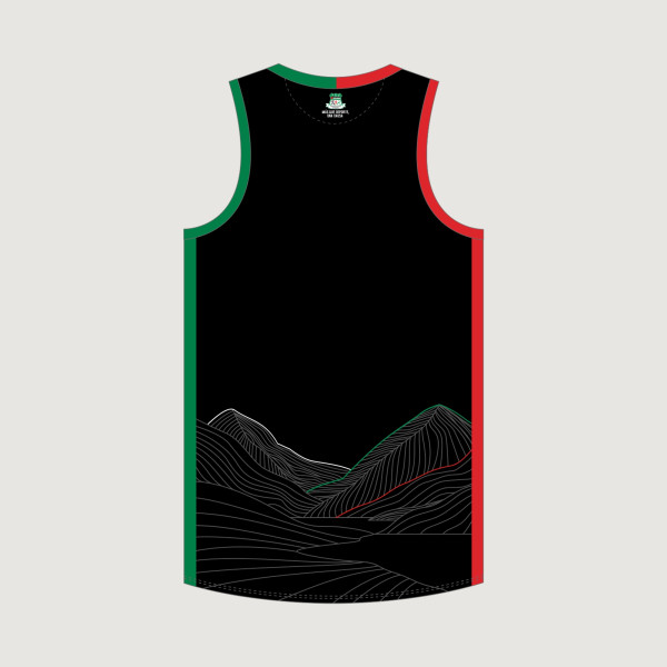 Camiseta sin mangas Baloncesto Saharaui - negro