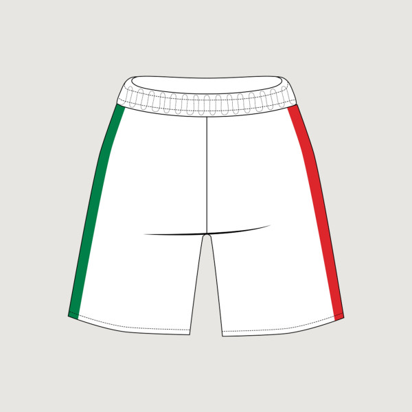 Pantalón corto Baloncesto Saharaui - blanco