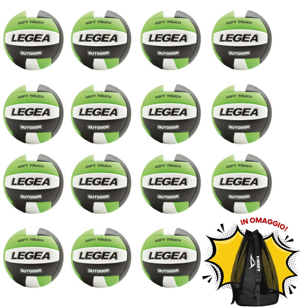 Mercurio Volley + Borsa Portapalloni - set da 15 palloni